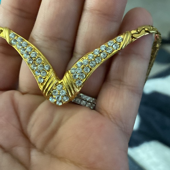 Vintage gold tone necklace - Picture 3 of 3